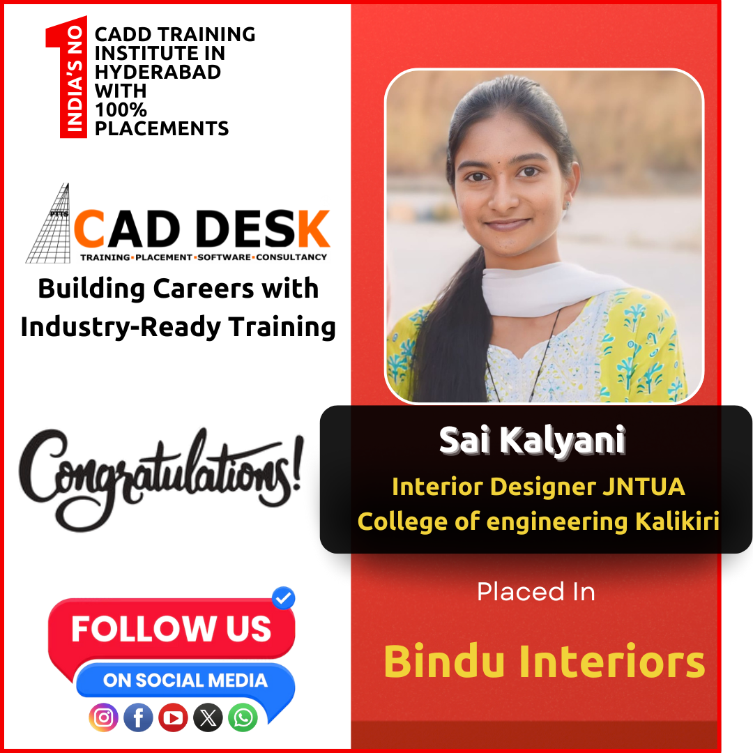 Student placed from caddesk ameerpet hyderabad